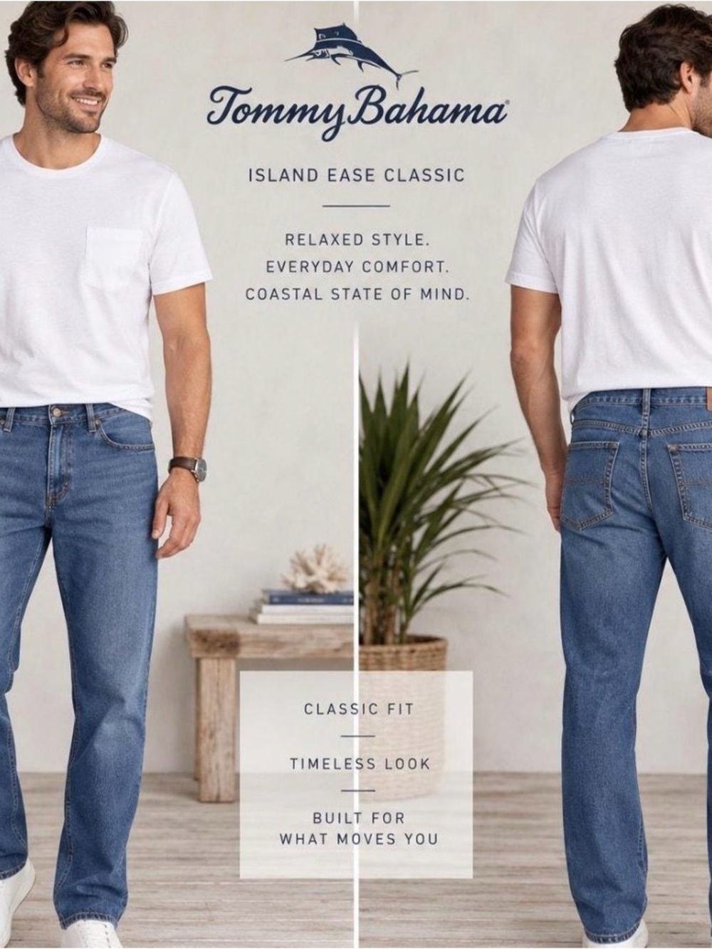 Tommy Bahama Relaxed Fit Blue Denim Jeans